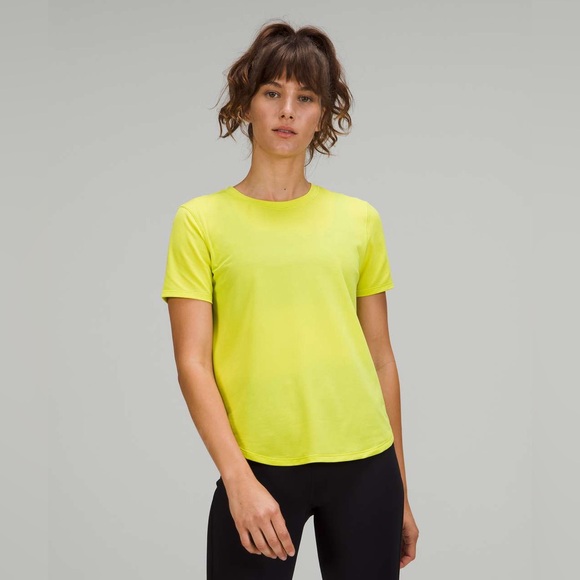 lululemon athletica Tops - Lululemon High-Neck Running and Training T-Shirt LW3EOGS